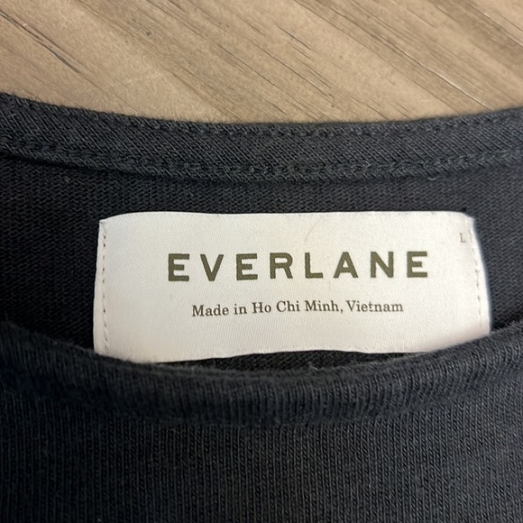 Everlane Black Long Sleeve Top - Picture 8 of 11